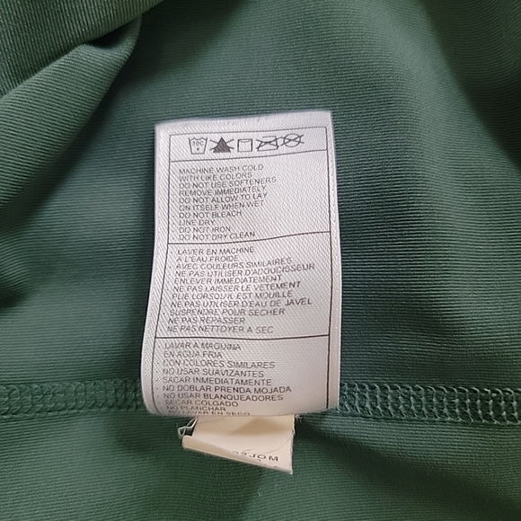 Nike Dri-Fit Men's Green Long Sleeve Pullover Shirt, L - Picture 8 of 8